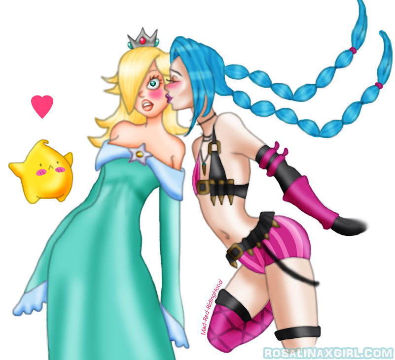 Nintendo mario princess rosalina crossover league of legends jinx cute